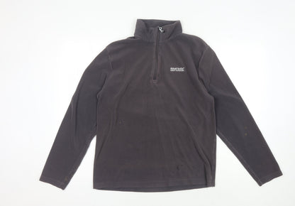 Regatta Men's Black Fleece Pullover Sweatshirt L