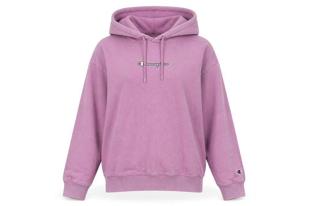Champion Unisex Purple Hoodie Medium Pullover