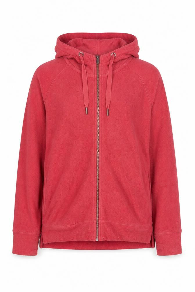 Fat Face Women's Red Hooded Basic Jacket, Size S