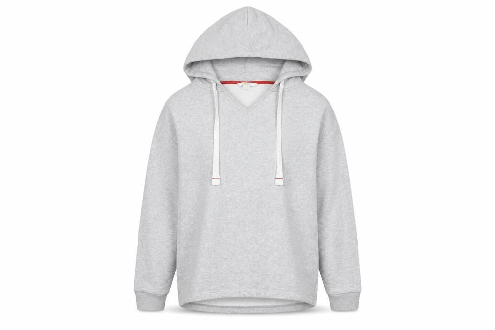 Boden Women's Grey Pullover Hoodie, Size S, Casual Style