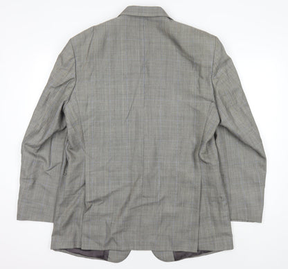 Berwin & Berwin Men's Grey Check Blazer 42R