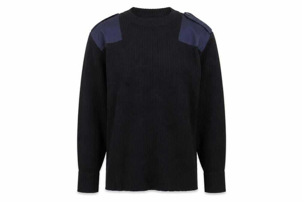 Champion Men's Black XL Pullover Sweater with Buttons