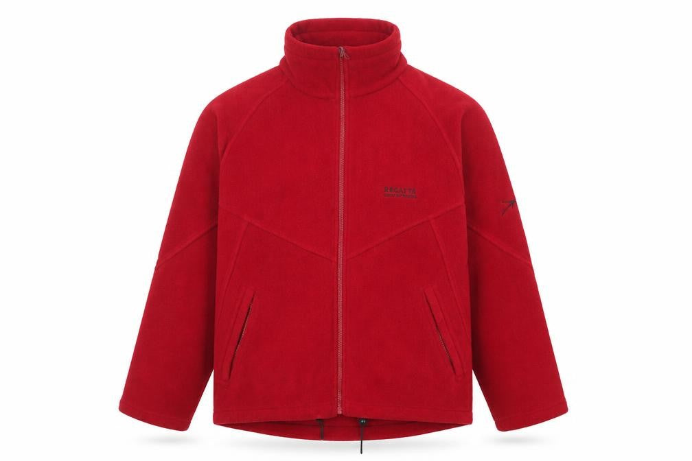 Regatta Men's Red Fleece Jacket S Full Zip Casual