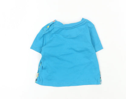 Back view of Ted Baker boys’' blue graphic print t-shirt, 0-3 months