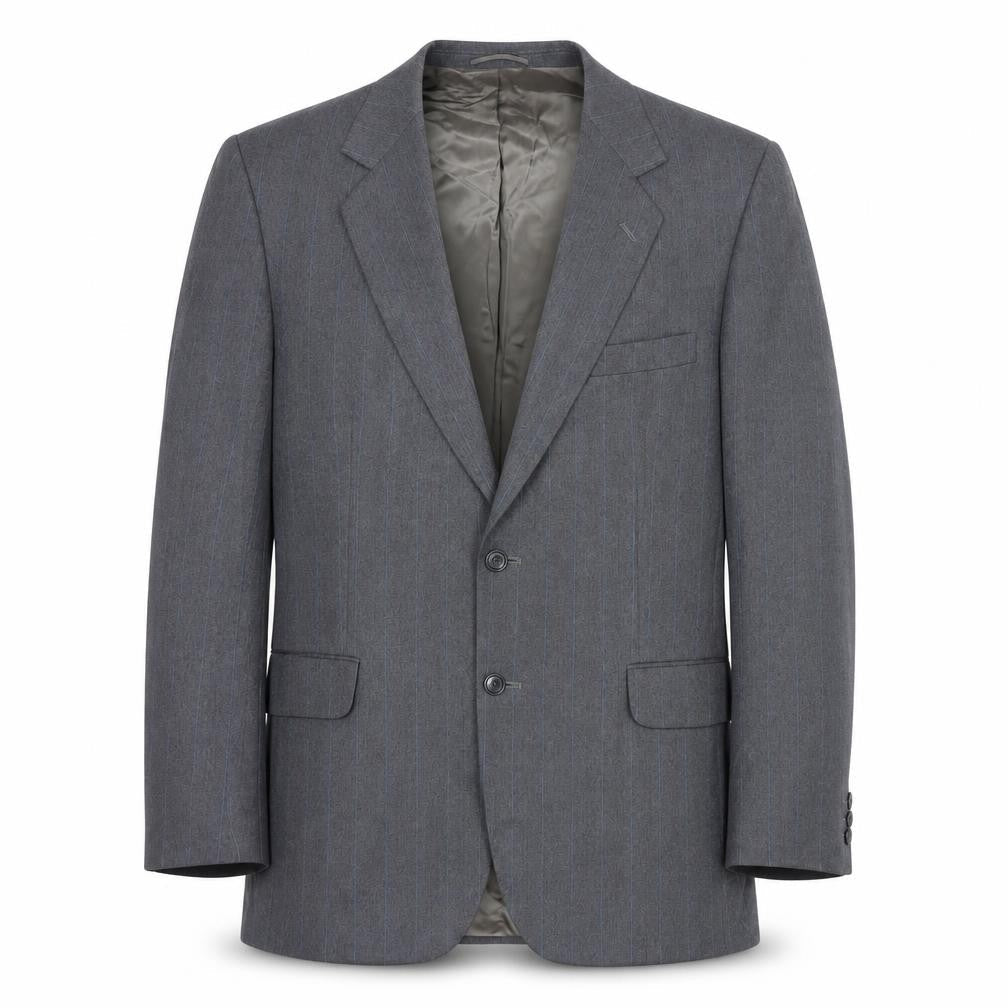 Magee Men's Grey Wool Blazer, Size 40 Regular Fit