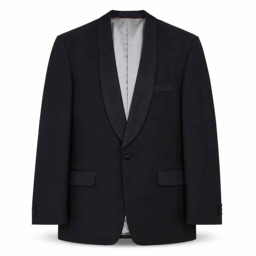 Armando Men's Black Tuxedo Blazer 40 Single-Breasted