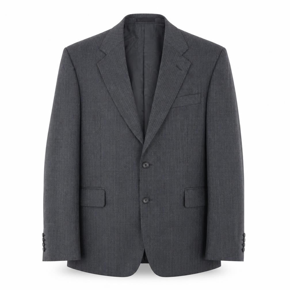 BHS Men's Grey Regular Fit Suit Jacket 44R
