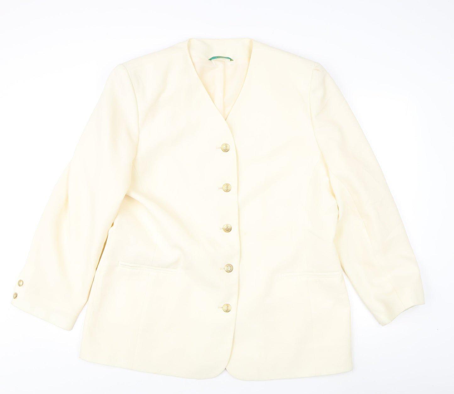 Canda Women’s Ivory Blazer, Size 20, Business Wear