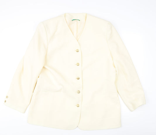 Canda Women’s Ivory Blazer, Size 20, Business Wear