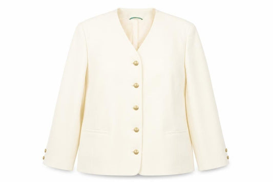 Canda Women’s Ivory Blazer, Size 20, Business Wear