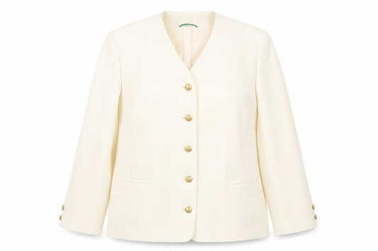 Canda Women’s Ivory Blazer, Size 20, Business Wear