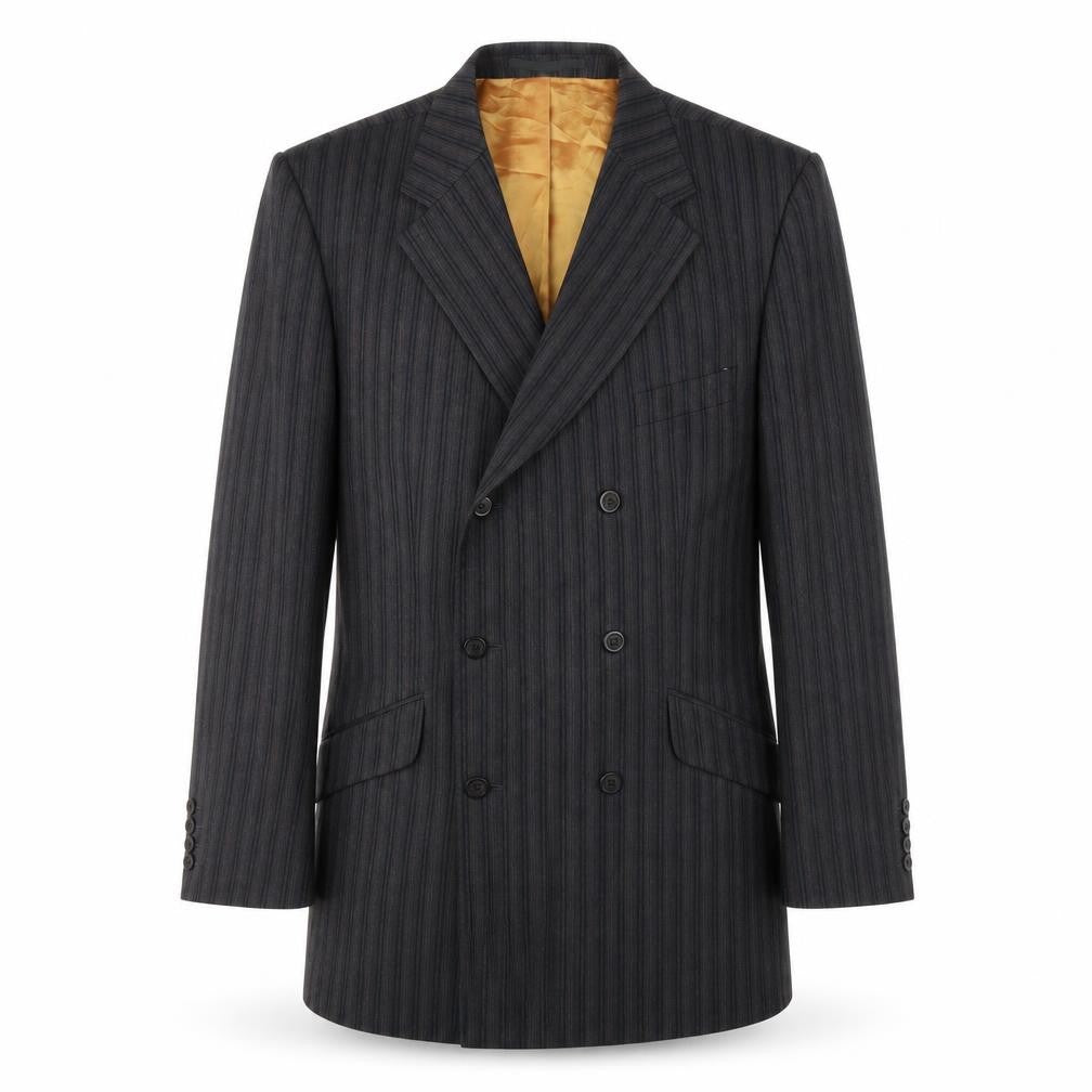 Carnaby Classics Men's Black Striped Blazer 42R