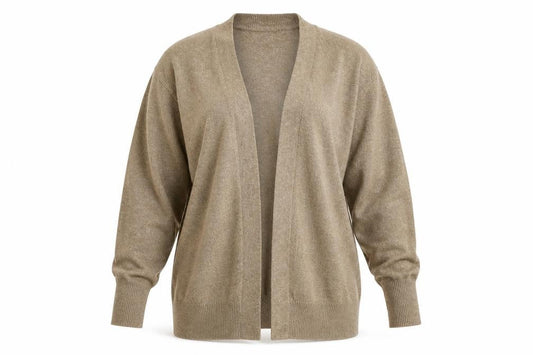 H&M Women's Beige Cardigan Jumper L