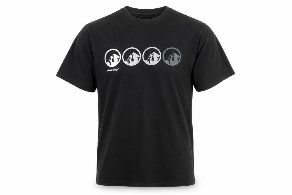 North Ridge Men's Black Graphic T-Shirt, Large