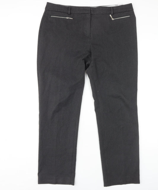 Marks and Spencer Women's Black Trousers UK 14