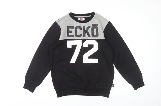 Ecko Unltd Boys Black Pullover Sweatshirt 12-13 Years