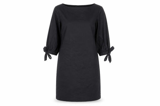 H&M Women's Black Sheath Dress, Size 8, Elegant & Versatile