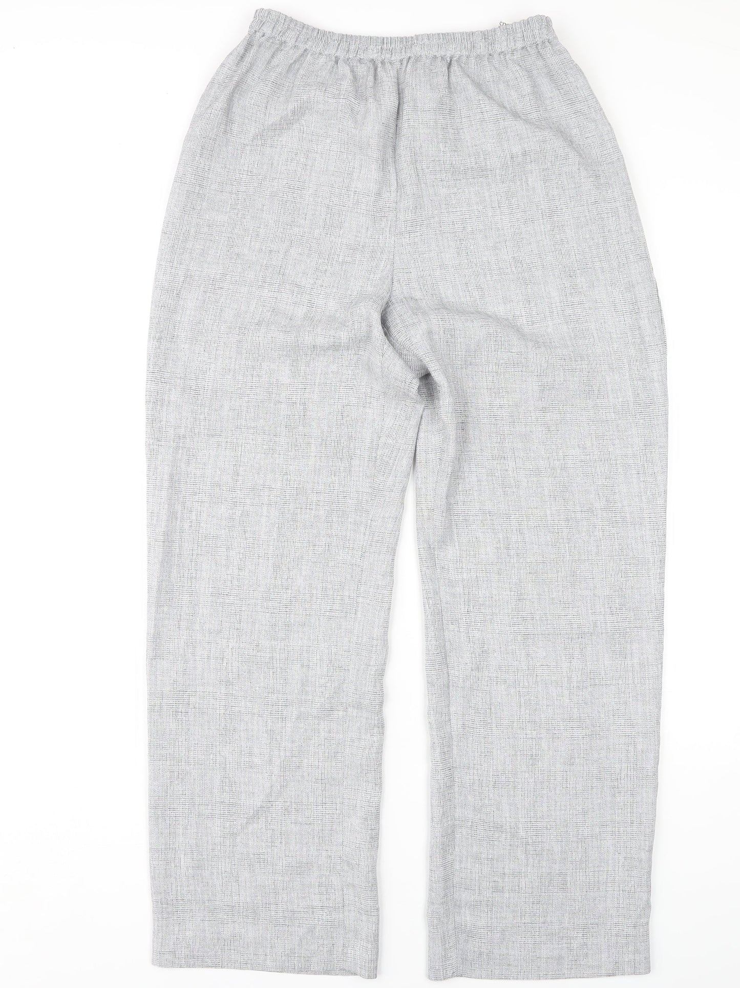 Eastex Women's Grey Straight Leg Trousers Size 10