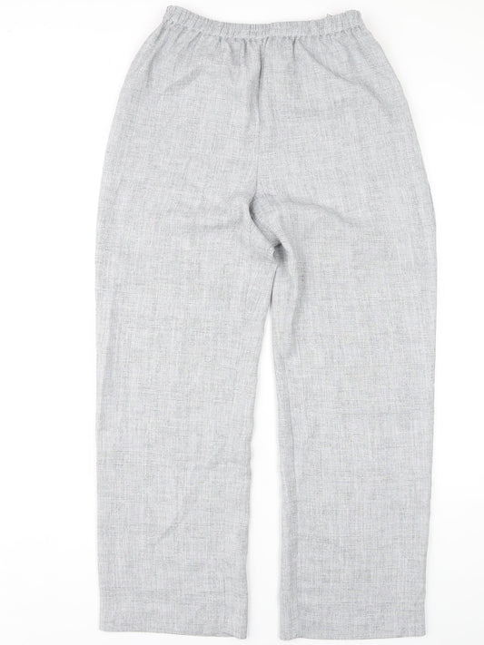 Eastex Women's Grey Straight Leg Trousers Size 10