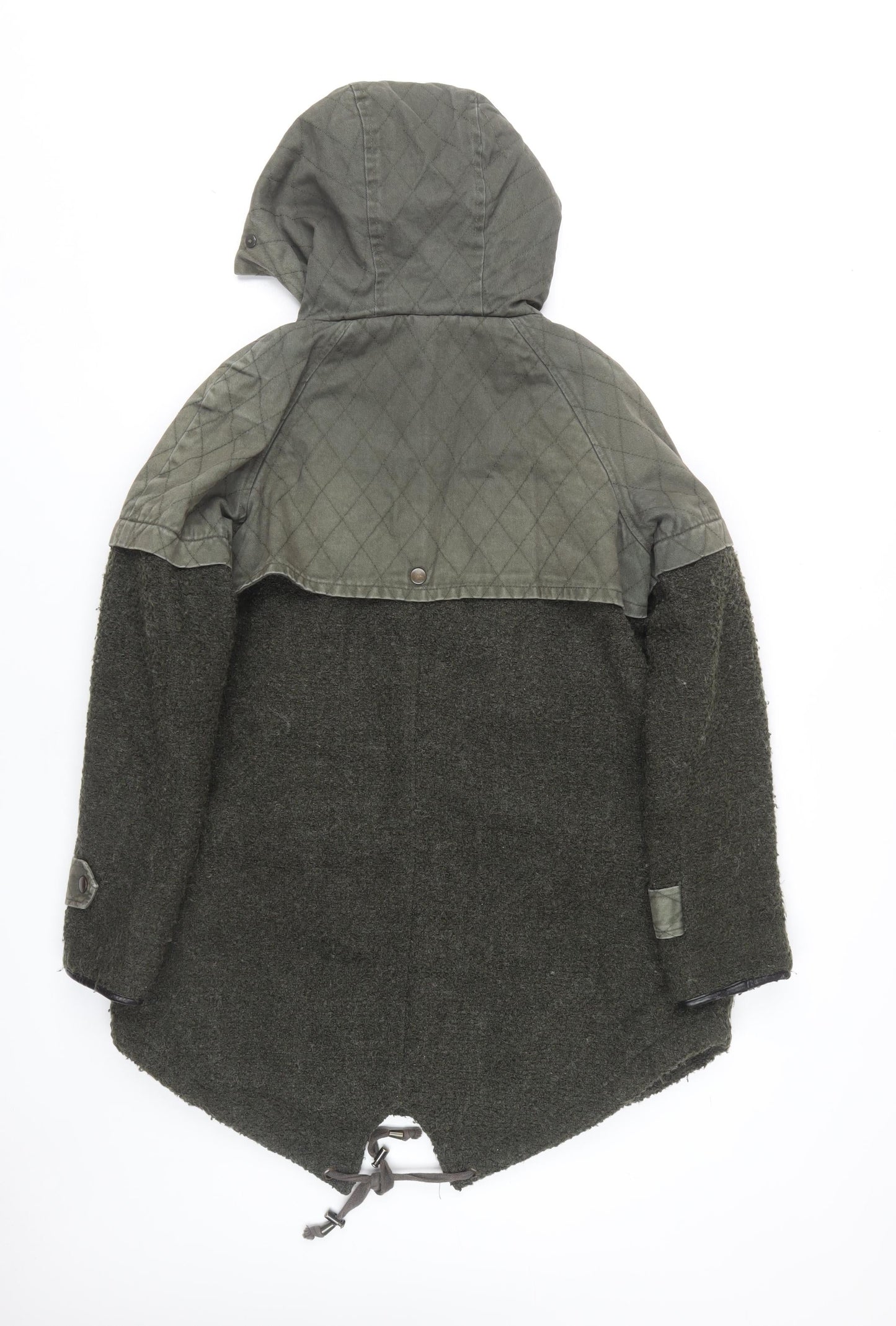 Label Lab Women's Green Parka Jacket Size 10
