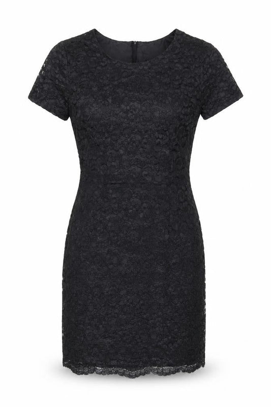 Classics Woman Black Lace Sheath Dress Size 12