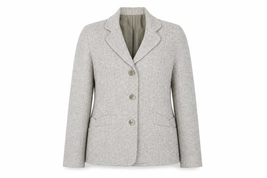 Eastex Women's Beige Tweed Blazer Size 14