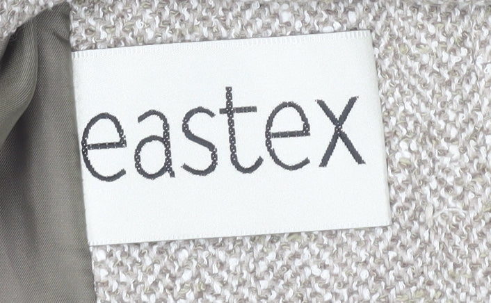 Eastex Women's Beige Tweed Blazer Size 14