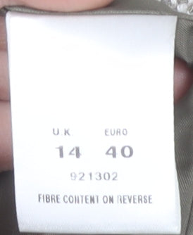 Eastex Women's Beige Tweed Blazer Size 14