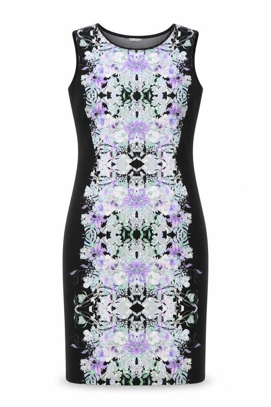 Marks & Spencer Women's Black Floral Sheath Dress Size 12
