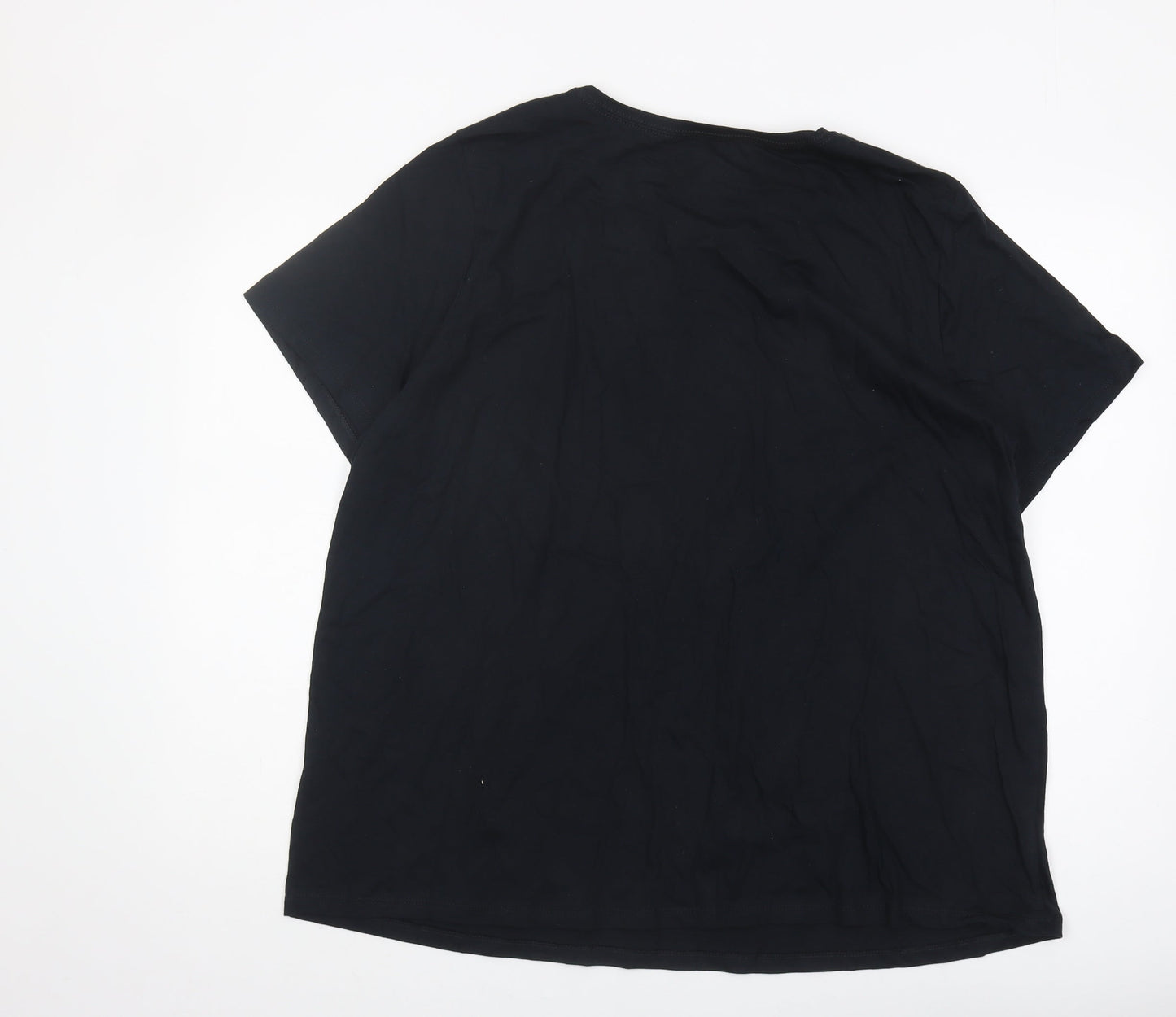 Disney Black Minnie Mouse Women's T-Shirt 3XL