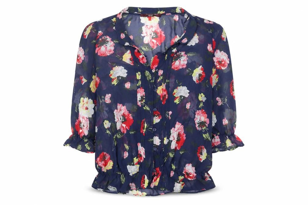Next Women's Multicoloured Floral Blouse 14 Casual