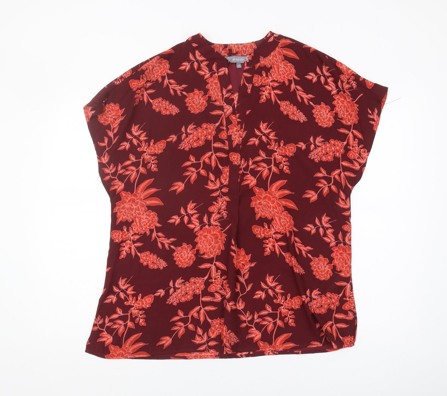 Principles Women's Multicoloured Floral Blouse Size 14