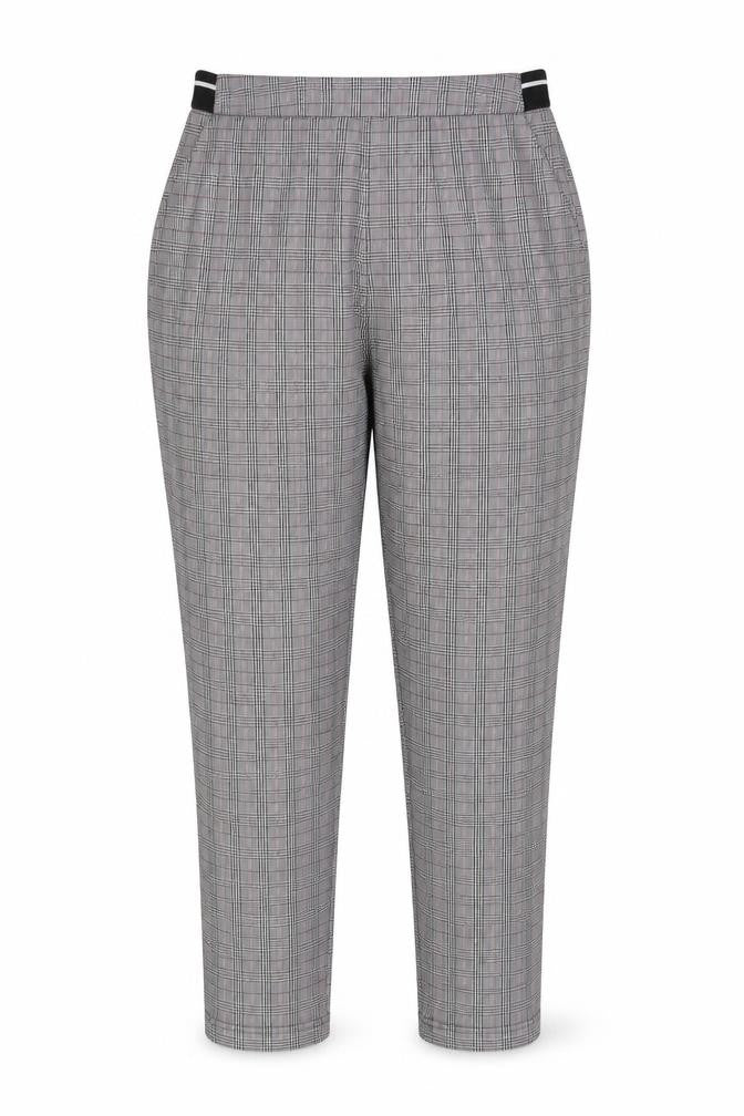 Damart Women's Grey Check Trousers Size 12