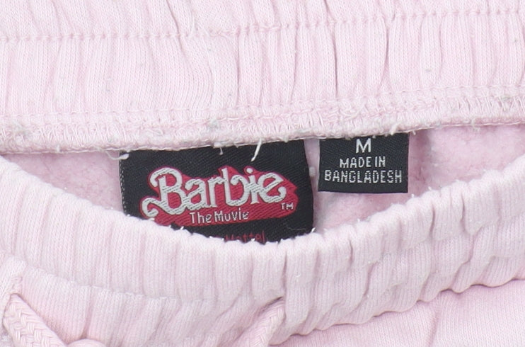 Barbie Pink Women's Sweat Shorts Size M with Logo