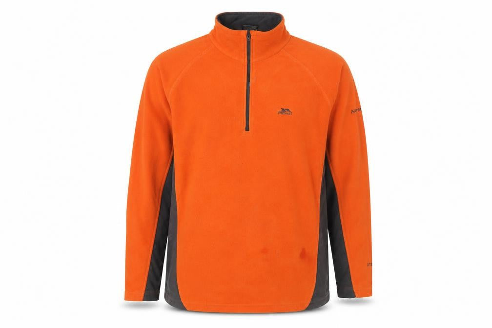 Trespass Men's Orange Fleece Pullover Sweatshirt L