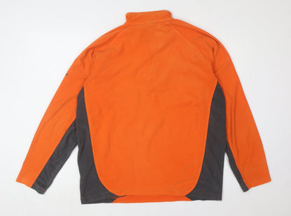 Trespass Men's Orange Fleece Pullover Sweatshirt L