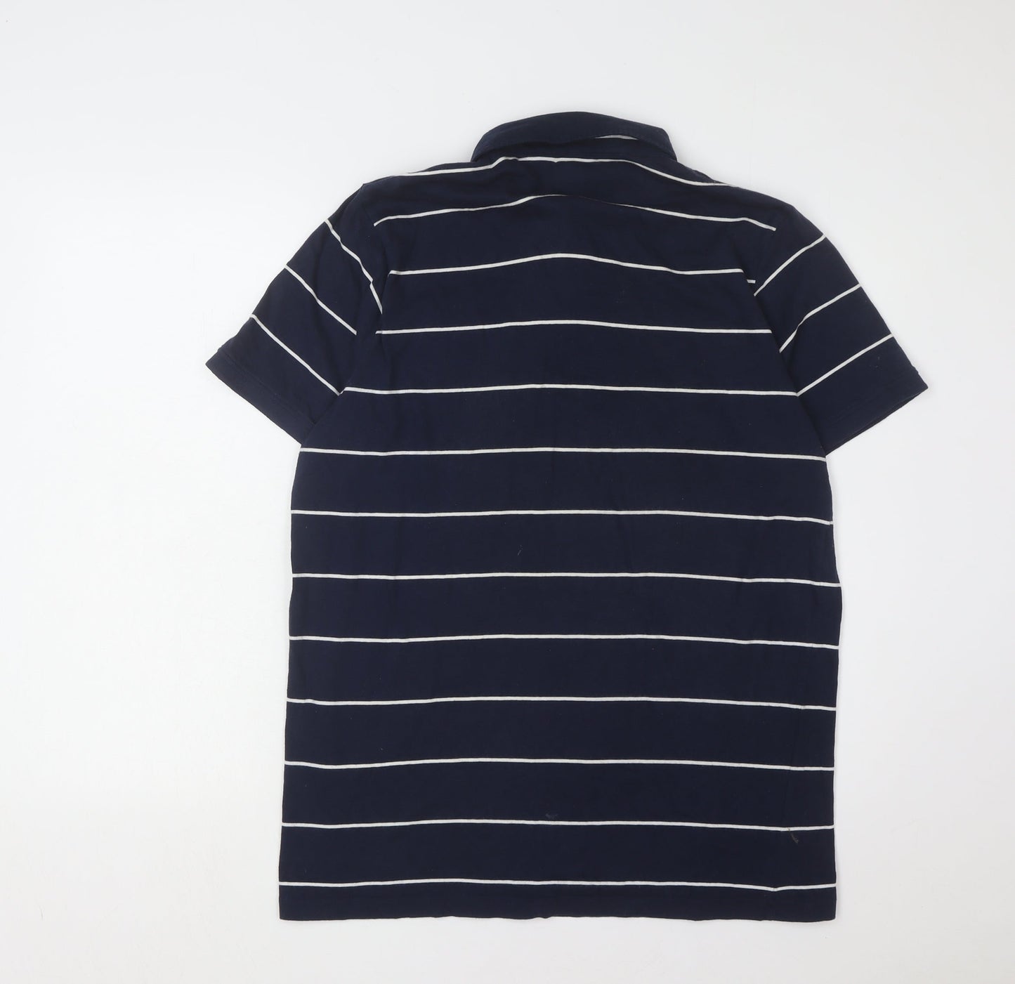 Lee Cooper Men's Blue Striped Polo Shirt XL Casual