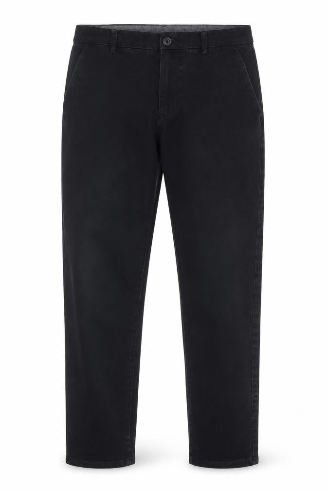 Next Men's Black Slim Fit Chino Trousers Size L