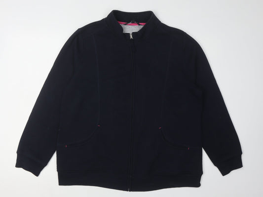 Bonmarché Women's Black Full Zip Sweatshirt, Size 18