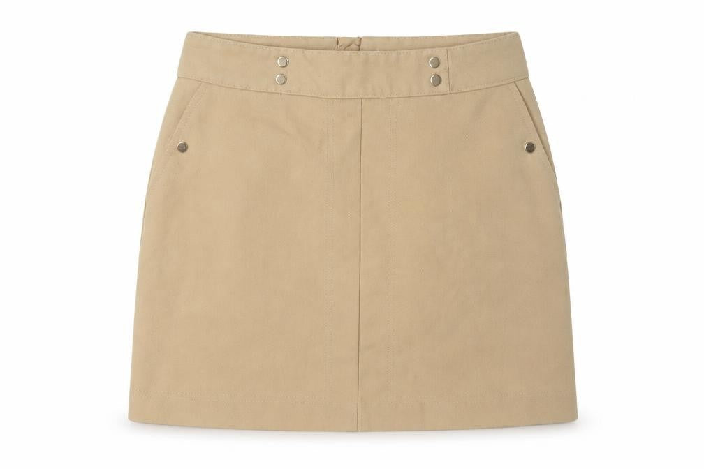 H&M Women's Beige Pencil Skirt, Size 12