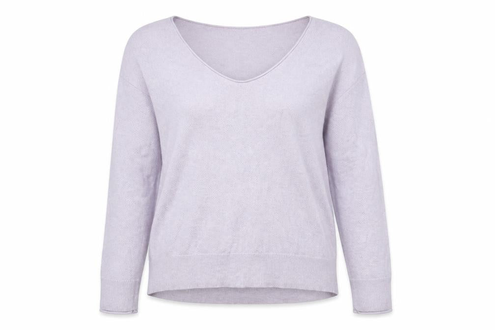 Gap Women's Purple Cotton Pullover Jumper, Size M