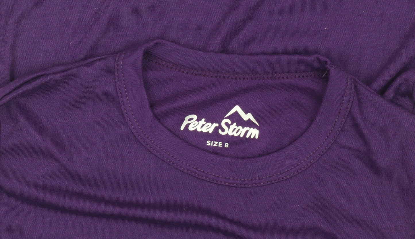 Peter Storm Women’s Purple T-Shirt Size 8