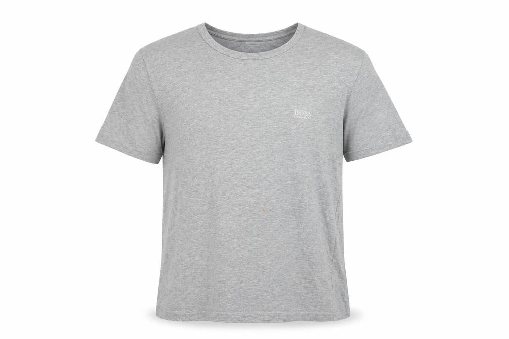 BOSS Men's Grey Medium Crew Neck T-Shirt Short Sleeve