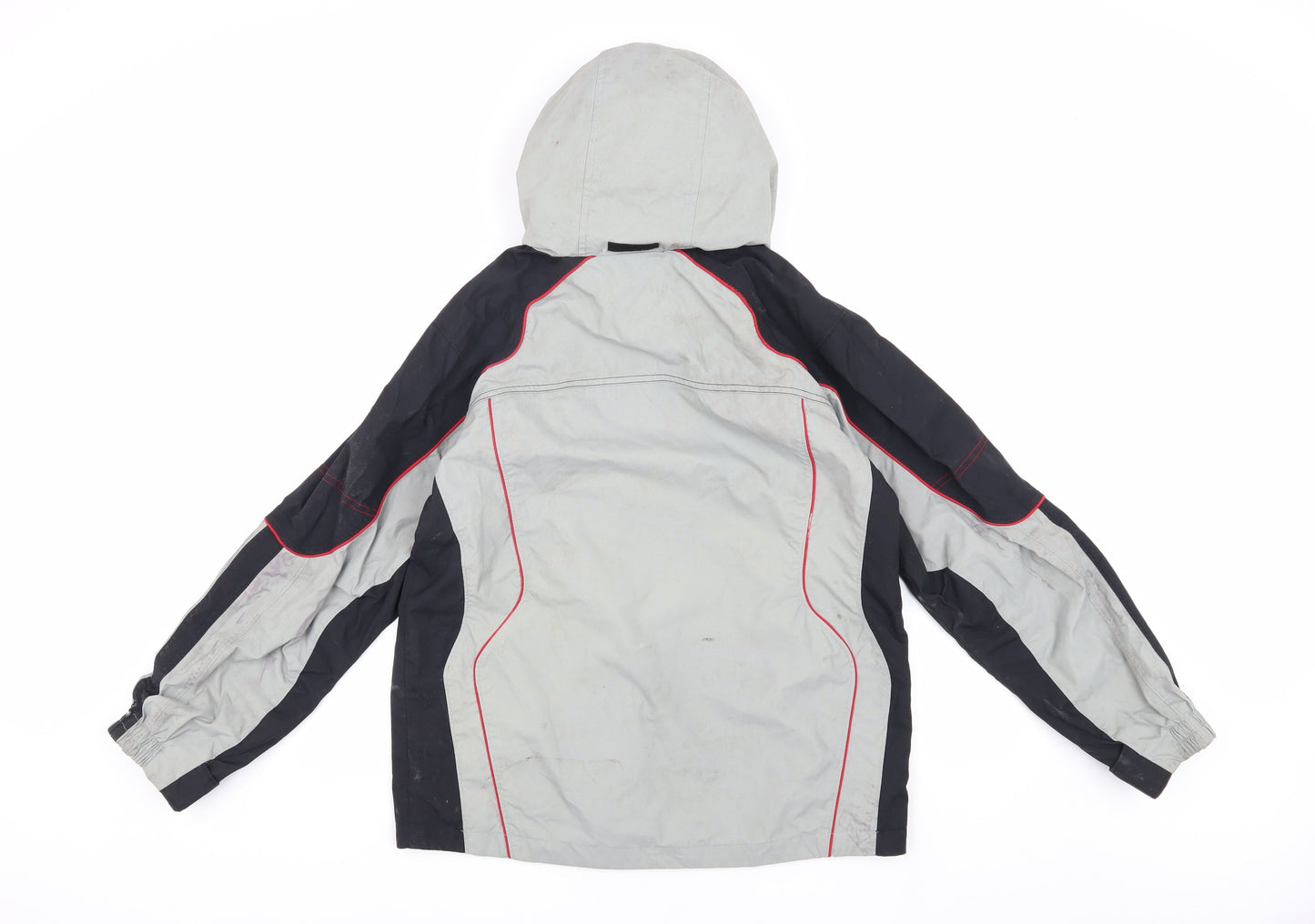 Columbia Boys Grey Parka Jacket with Hood in Size 14-15 Years