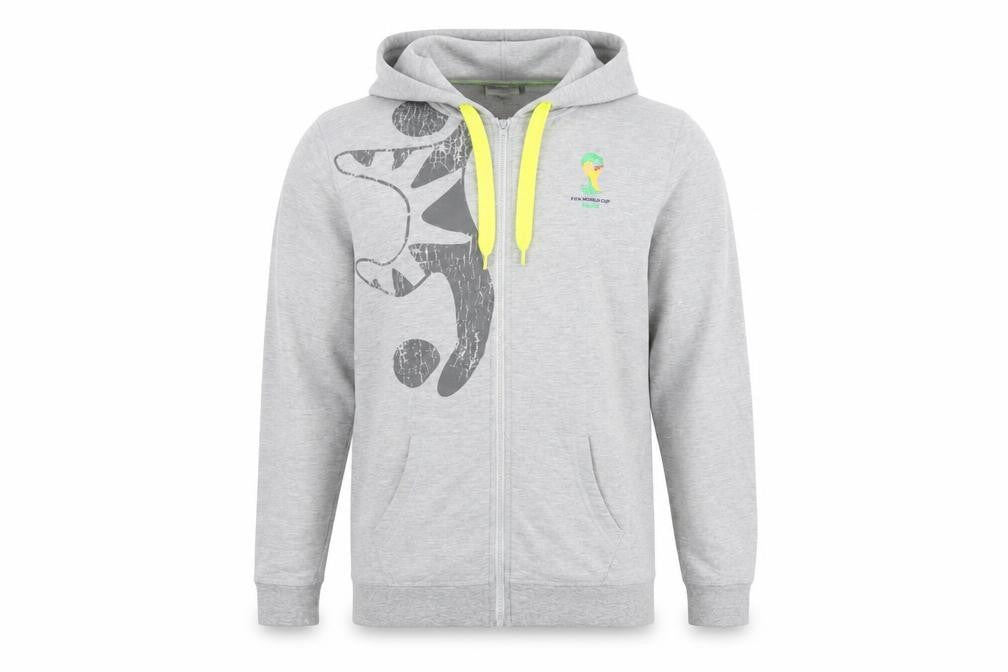 FIFA World Cup Men's Grey 3XS Hooded Jacket