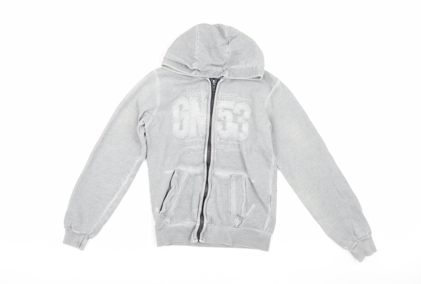 Geographical Norway Men's Grey Hooded Jacket S