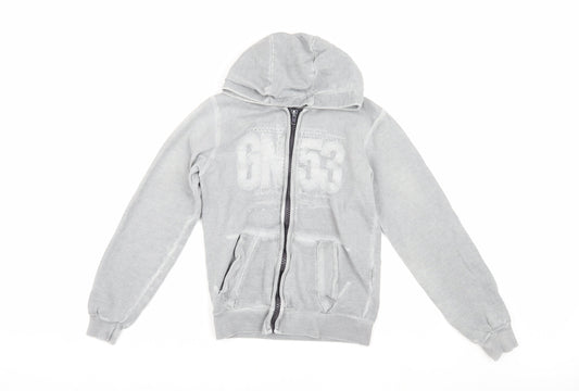 Geographical Norway Men's Grey Hooded Jacket S