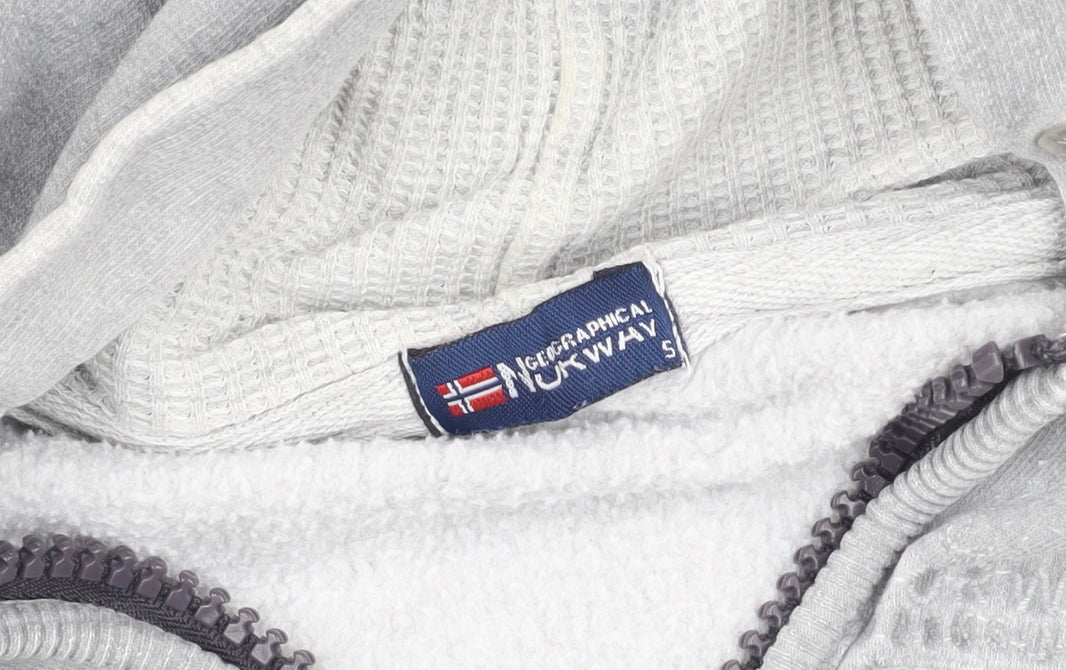 Geographical Norway Men's Grey Hooded Jacket S