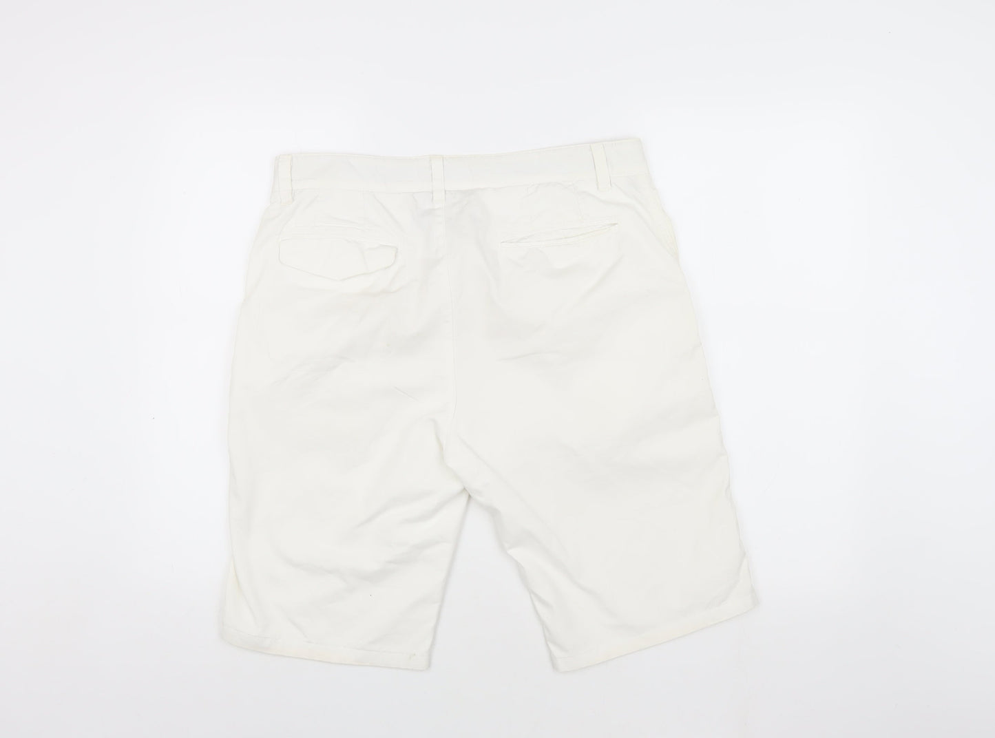 TiGGO JEANS Men's Ivory Chino Shorts, Size 32, Casual