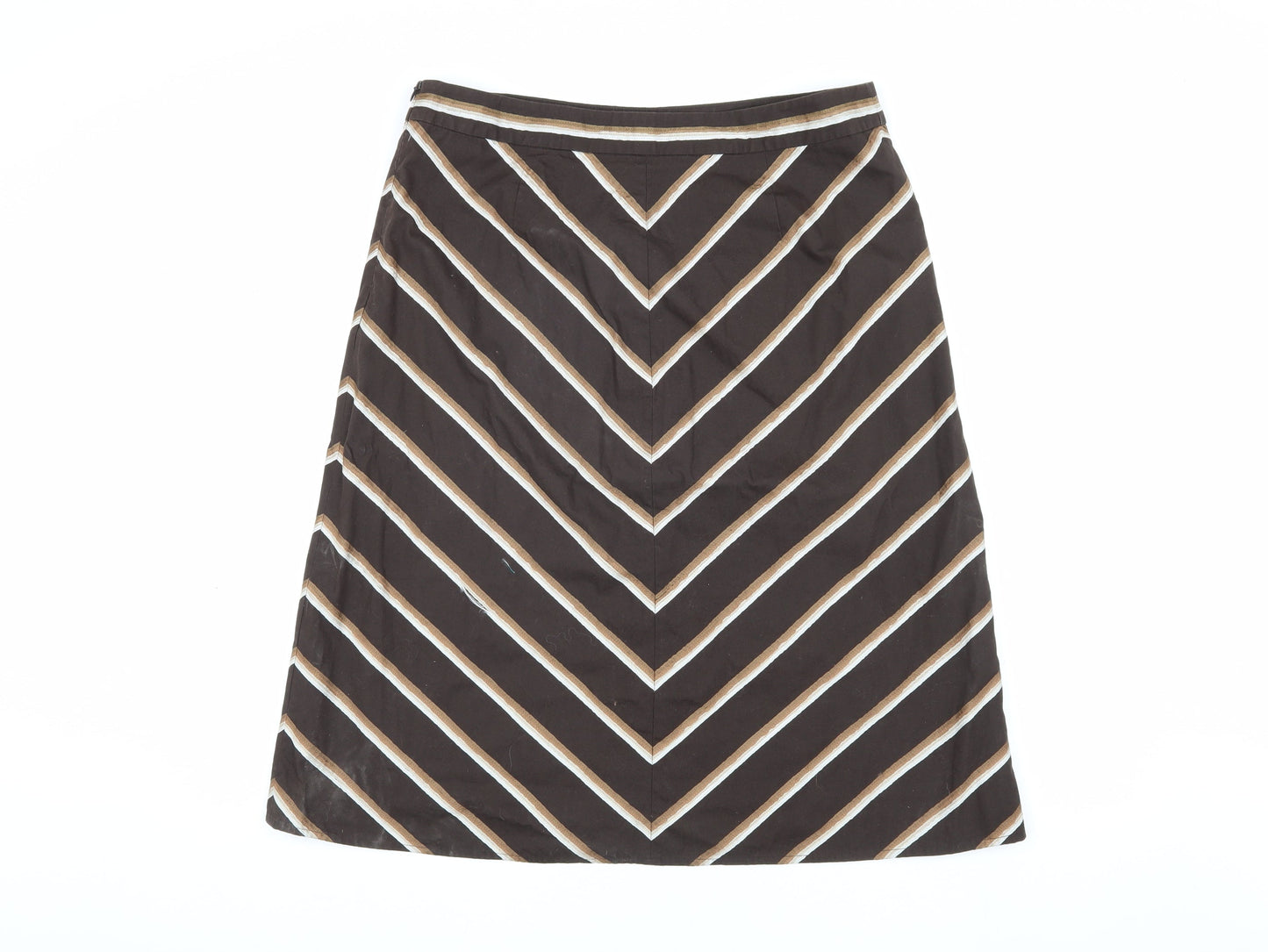 Banana Republic Women's Brown A-Line Skirt Size 12